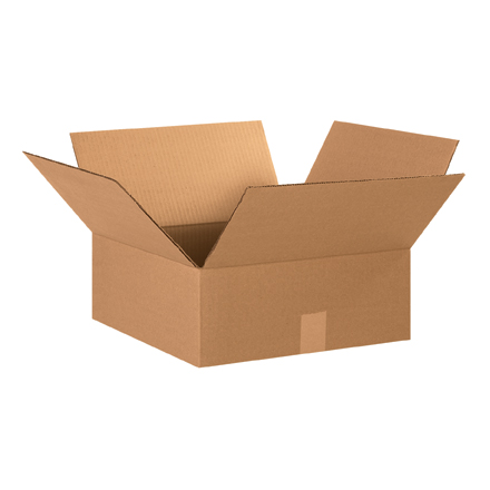 15 x 15 x 6" Flat Corrugated Boxes