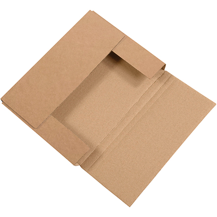 11 <span class='fraction'>1/8</span> x 8 <span class='fraction'>5/8</span> x 1" Kraft Easy-Fold Mailers