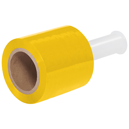 5" x 80 Gauge x 1000' Yellow Bundling Stretch Film