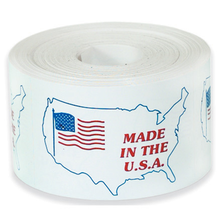 3 x 4" - "Made in the U.S.A." Labels